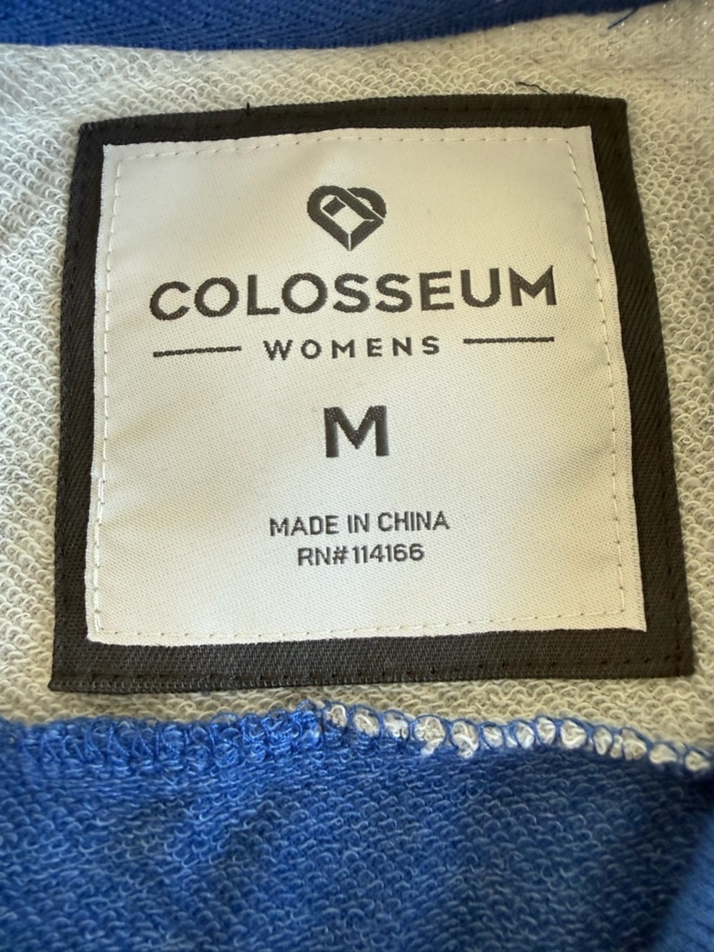 Colosseum BYU Cougars Sweatshirt Womens M Blue Crewneck Pullover NCAA NWT - Picture 4 of 8